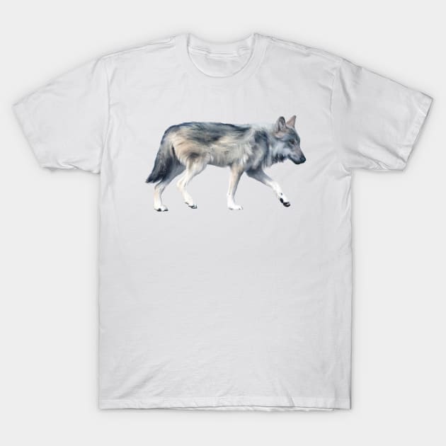 Wolf T-Shirt by Amy Hamilton